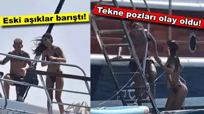 Aşk yeniden dediler! Devrim Özkan ve Torreira barıştı, teknede görüntülendiler