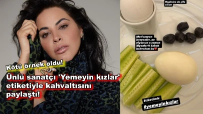 Çağla Şıkel'den sonra ikinci kahvaltı tabağı krizi: 'Yemeyin kızlar' diyerek paylaştı!