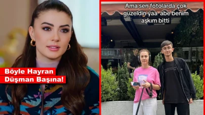 Burcu Özberk'in hayranından çirkin paylaşım! 'Sen fotoğraflarda güzeldin'
