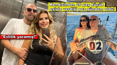 26 yaş küçük eşiyle verdiği ayna pozu olay oldu!