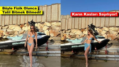 Kim iki çocuk annesi der ki? Defne Samyeli'nin tatili bitmek bilmedi!