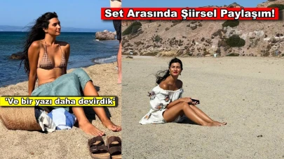 Ünlü oyuncu Tuba Büyüküstün paylaştı: 'Bir yazı daha devirdik'