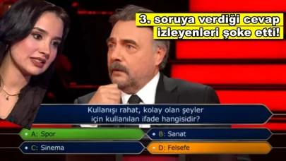 Kim Milyoner Olmak İster'de 3. soruda elenen yarışmacının cevabı şoke etti!