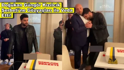 Doğukan Güngör, Kızılcık Şerbeti'ne gözyaşlarıyla veda etti!
