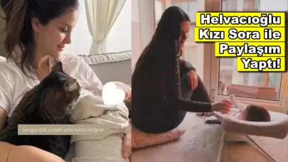 İlk kez anne olan İrem Helvacıoğlu kızı Sora'yı paylaştı!