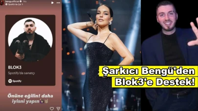 Ünlü şarkıcı Bengü polemiğe dahil oldu, Blok3'e destek verdi!