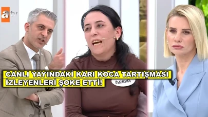 Esra Erol'a katılan karı kocanın patates kızartması yeme tartışması gündem oldu!