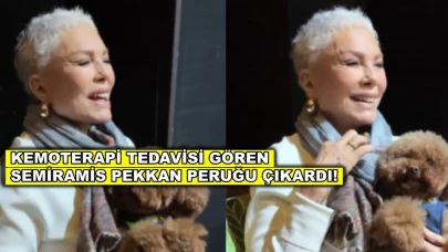 Kemoterapi tedavisi gören Semiramis Pekkan peruğunu çıkardı