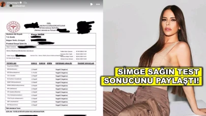 Gözaltına alınan Simge Sağın test sonucunu paylaştı