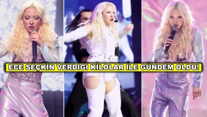 Ünlü Şarkıcı Ece Seçkin verdiği hızlı kilolar ile dikkat çekti!