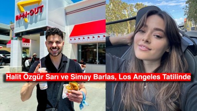 Halit Özgür Sarı ve Simay Barlas, Los Angeles Tatilinde