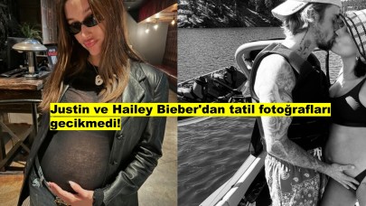 Hailey Bieber Karnı Burnunda! Justin ve Hailey'den Hamilelik Fotoğrafı