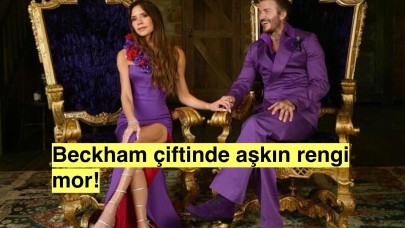 Beckhamler 25 Yıldır Aşkın Mor Tonlarında!