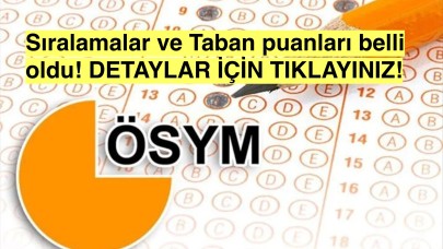 2-4 Yıllık Lisans ve Ön Lisans Programları İçin Taban Puanlar Belli Oldu! Hangi Bölüme Kaç Puanla Girebilirsiniz?