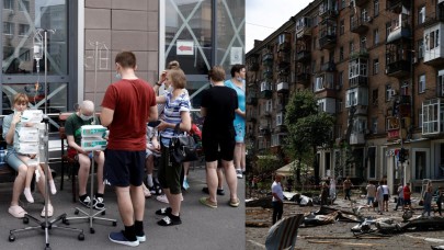 Ukrayna'nın Kalbi Kana Bulandı: Kiev'e Yoğun Füze Yağmuru!