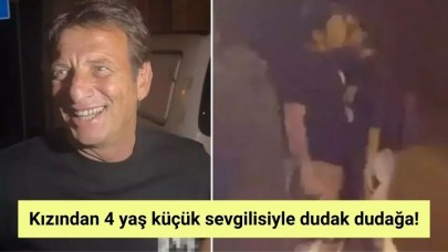 Kızından 4 yaş küçük sevgilisiyle dudak dudağa!