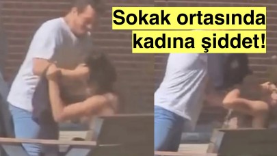 Bursa'da tartıştığı sevgilisini sokak ortasında darp etti!