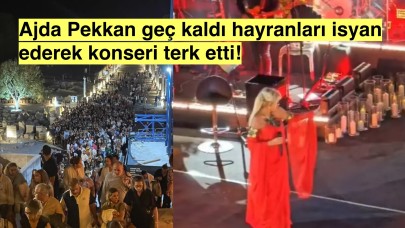 Ajda Pekkan trafik yüzünden geç kaldı, hayranları yuhalayarak konseri terk etti