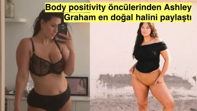 Ashley Graham ayna karşısına geçerek iç çamaşırlı fotoğraflarını paylaştı!