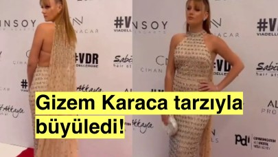 Jüri koltuğunda olmasa yarışmayı sallayacak Gizem Karaca tarzıyla büyüledi