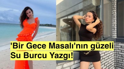 Su Burcu Yazgı Coşkun'un iddialı pozları heyecan uyandırdı!