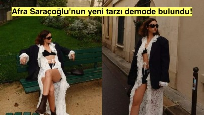 Afra Saraçoğlu'nun yeni tarzı beğenilmedi, demode bulundu!