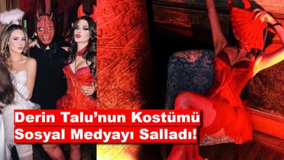 Derin Talu’nun Cadılar Bayramı Kostümü Sosyal Medyayı Salladı!