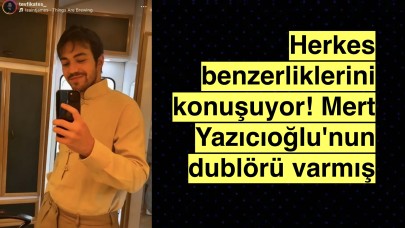 Ünlü oyuncu Mert Yazıcıoğlu'nun dublörü ortaya çıktı, benzerlikleri şaşırttı!