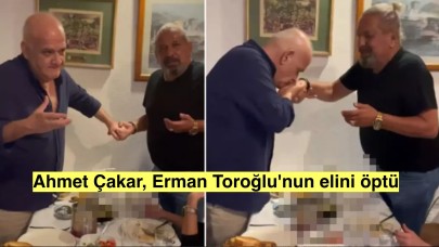 Ahmet Çakar ve Erman Toroğlu barıştı, ellerini öptüler