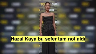 Hazal Kaya bu kombini ile takipçilerinden tam not aldı