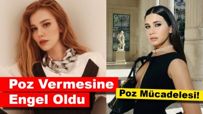 Elçin Sangu’nun Poz Vermesine Engel Oldu: Sibil Çetinkaya’nın Poz Mücadelesi!