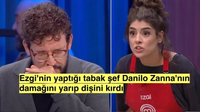 Ünlü şef Danilo Zanna Ezgi'nin tabağına tadım yaparken dişini kırdı!