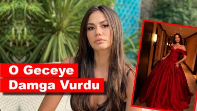 O Geceye Damga Vurdu: Demet Özdemir'in Elbisesi Olay Oldu!