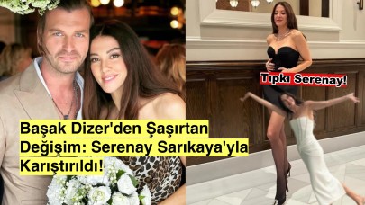 Kıvanç Tatlıtuğ'un Eşi Başak Dizer, Serenay Sarıkaya'ya Benzeyen Yeni Görünümüyle Şaşırttı!