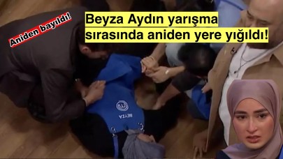 MasterChef yarışmacısı Beyza aniden yere düşüp yığıldı!