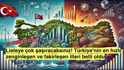 Türkiye'nin en hızlı zenginleşen ve fakirleşen illeri belli oldu