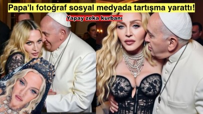 Madonna’nın Yapay Zekâyla 'Papa'lı Fotoğrafları Tartışma Yarattı!