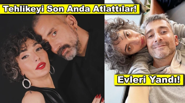 Ünlü oyuncu Yunus Günçe'nin evi alevlere teslim oldu!