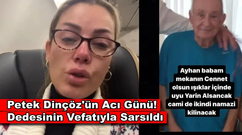 Şarkıcı Petek Dinçöz Uçakta Gözyaşları İçerisinde Vefat Haberini Verdi! Dinçöz'ün Acı Günü...