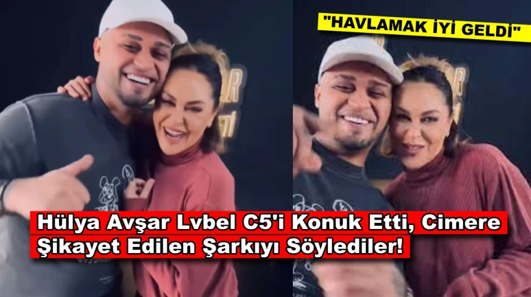 Hülya Avşar Lvbel C5'i Programına Konuk Etti, "Hav Hav Hav" Şarkısını Söylemeye Çalıştı!
