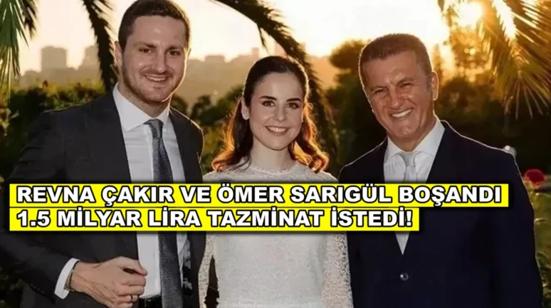 Revna Çakır ve Ömer Sarıgül boşandı, 1.5 milyar lira tazminat istedi!