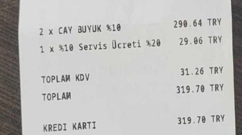 İki Çaya Gelen Hesap Sosyal Medyada Gündem Oldu