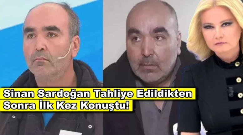 Cezaevinden tahliye olan Sinan Sardoğan, Müge Anlı'nın programına çıktı!