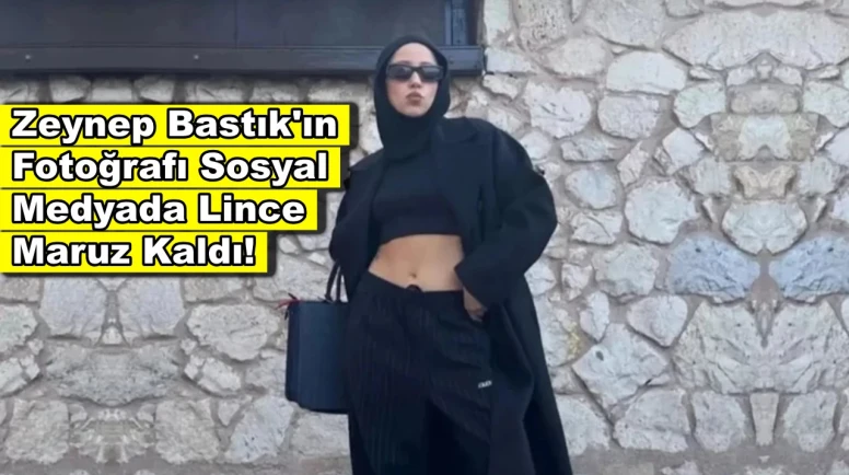Başı kapalı, göbeği açık fotoğraf paylaşan Zeynep Bastık linçlere maruz kaldı!