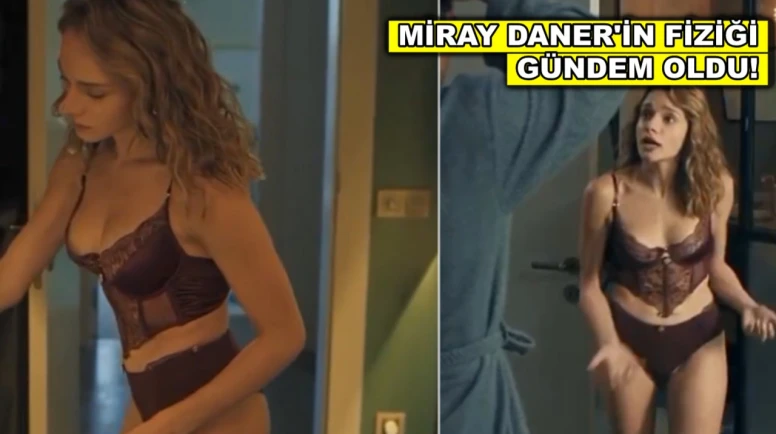 Oyuncu miray Daner fit görüntüsü ile dikkat çekti!