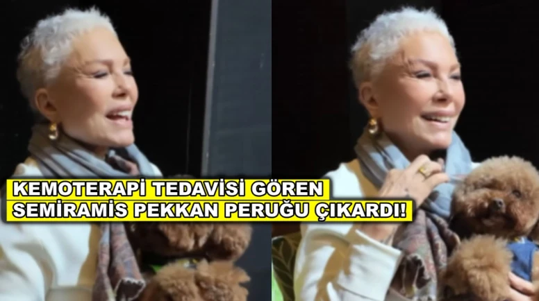 Kemoterapi tedavisi gören Semiramis Pekkan peruğunu çıkardı