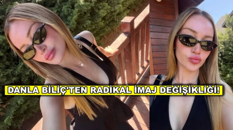 Danla Biliç'ten radikal imaj değişikliği: Saçlarını sapsarı boyattı!