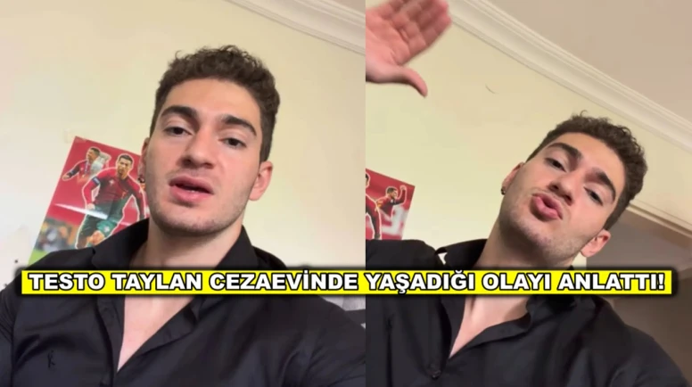 Testo Taylan cezaevinde yaşadığı olayı anlattı: "Çocuğu kenara çektim..."