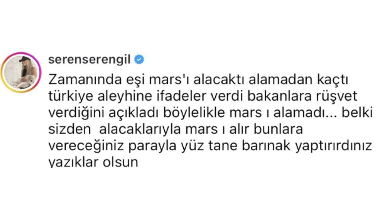 Seren Serengil'den Mansur Yavaş ve Ebru Gündeş’e Sert Tepki